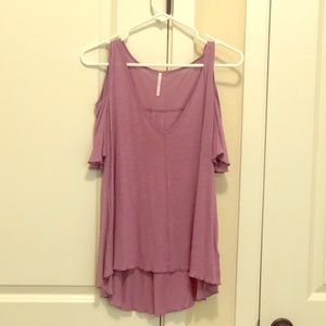 Free people mauve shirt